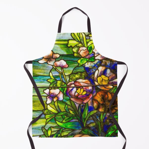 Item preview, Louis Comfort Tiffany - Stained glass 6.  Flowers designed and sold by Alexandra Dahl.