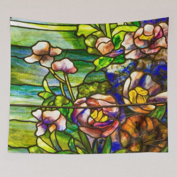 Item preview, Louis Comfort Tiffany - Stained glass 6.  Flowers designed and sold by Alexandra Dahl.