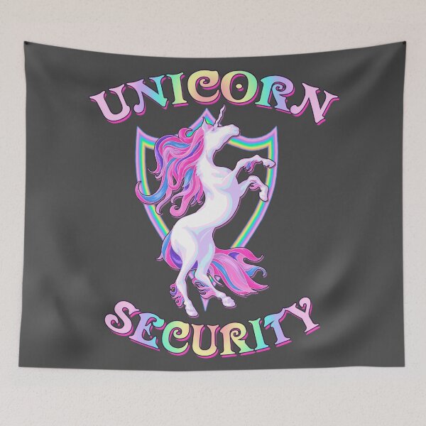 Item preview, Rainbow Unicorn Security designed and sold by Andrew Gaia.