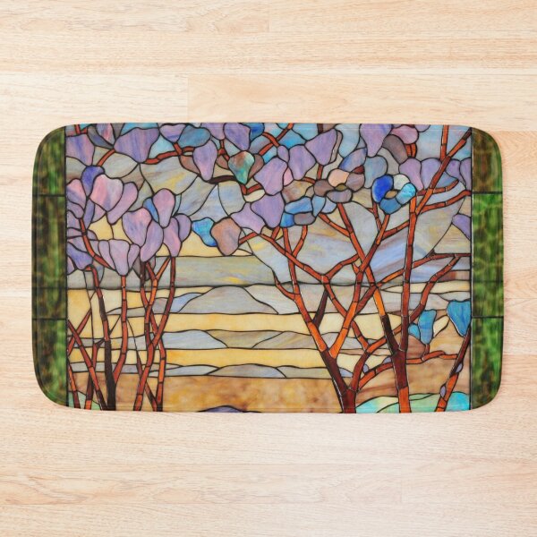Item preview, Louis Comfort Tiffany - Stained glass 8.  Magnolia designed and sold by Alexandra Dahl.