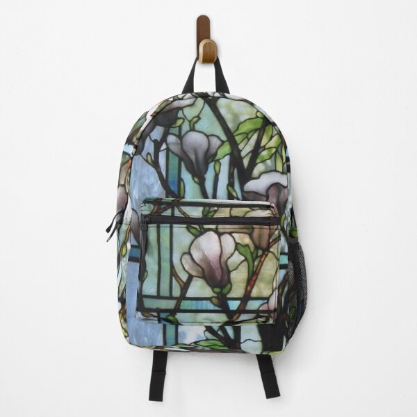 Artikelvorschau, Louis Comfort Tiffany - Glasmalerei 7. Glyzinien und Magnolien entworfen und verkauft von Alexandra Dahl.