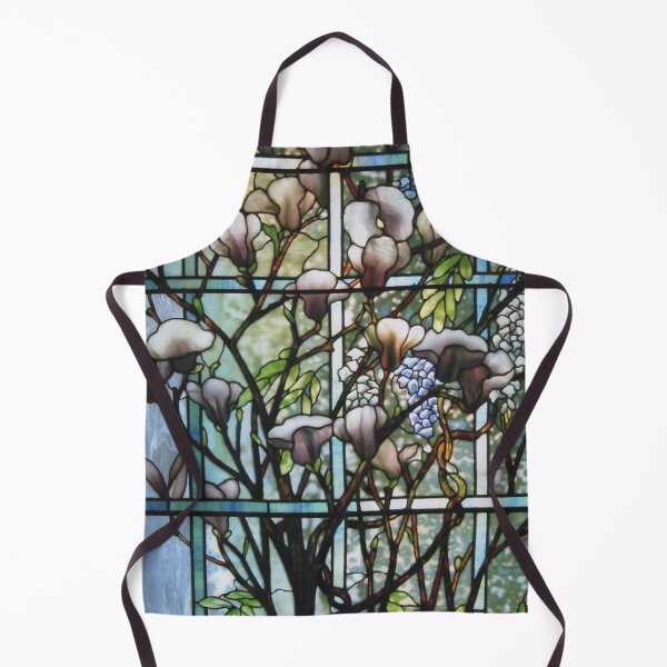 Item preview, Louis Comfort Tiffany - Stained glass 7.  Wisteria and magnolia designed and sold by Alexandra Dahl.