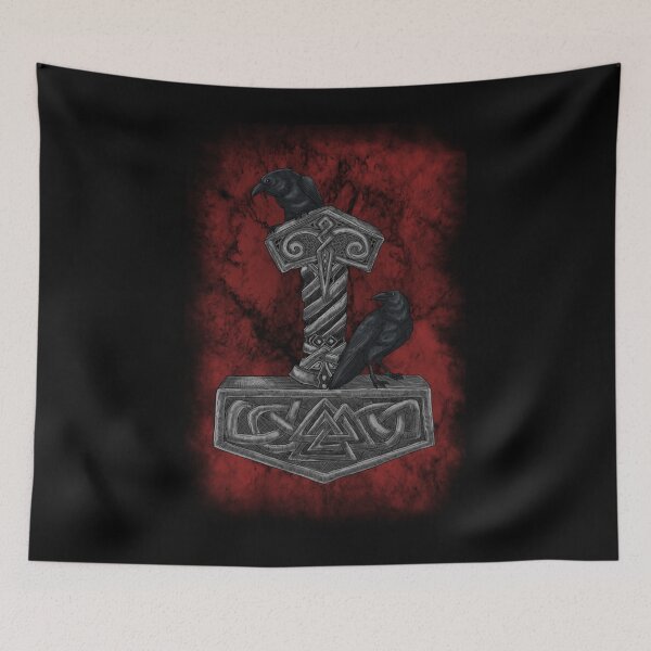 Item preview, Thor's Hammer Mjolnir Norse Mythology Vikings designed and sold by ClarkeLilly.