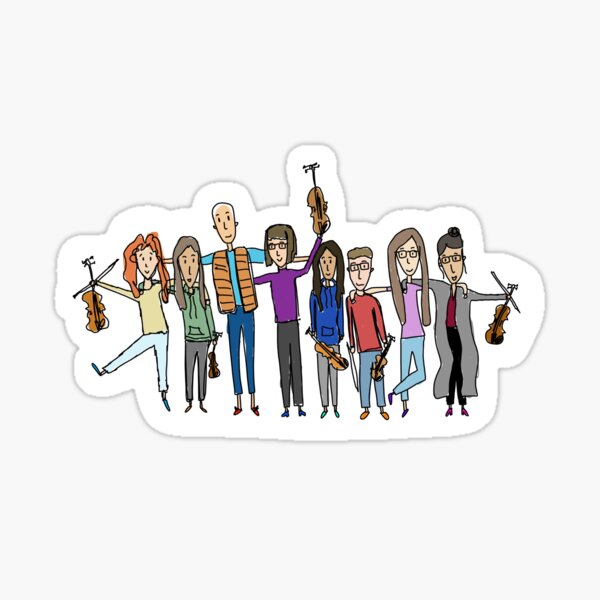 Hope College Violas Sticker