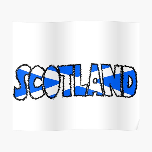 Scotland Flag Poster