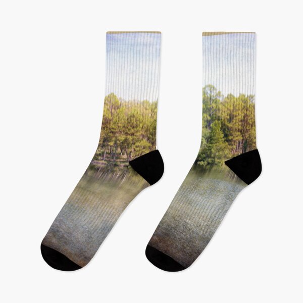 Item preview, Pine Trees on the Water designed and sold by KbytesOfJax Outdoor and Nature.