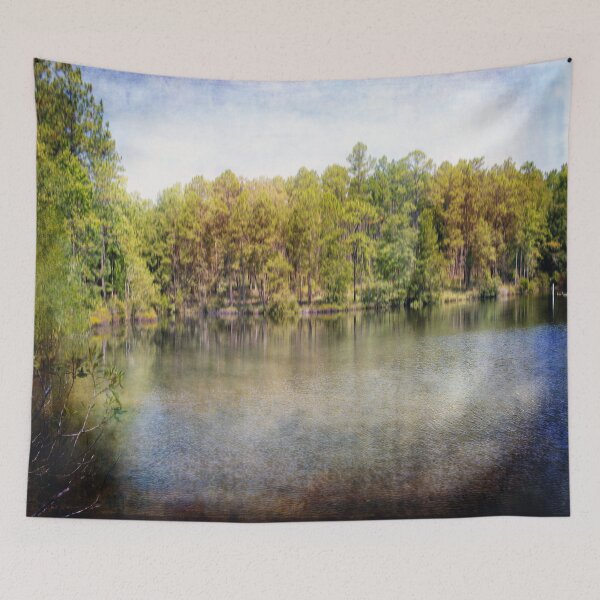 Item preview, Pine Trees on the Water designed and sold by KbytesOfJax Outdoor and Nature.