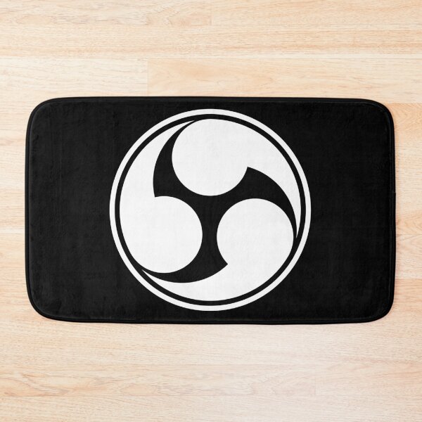 Item preview, Mitsu Tomoe 001 White on Black designed and sold by Rupert Russell.