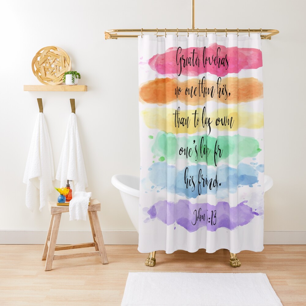 "Bible Quotes Christian Gifts" Shower Curtain for Sale by della95