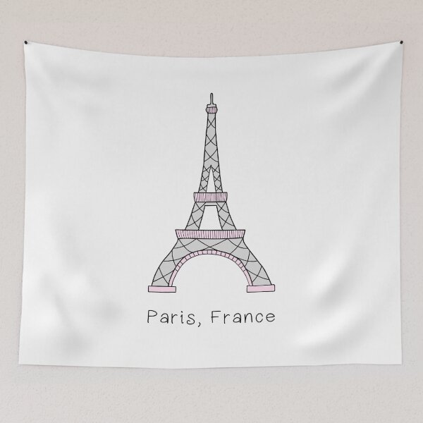 Item preview, Baby Pink Eiffel Tower Paris France designed and sold by passionatelyem.