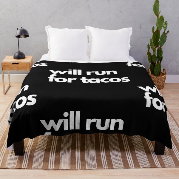 Item preview, Will Run For Tacos designed and sold by Imaginative Expressions⭐️ ⭐️ ⭐️ ⭐️ ⭐️.
