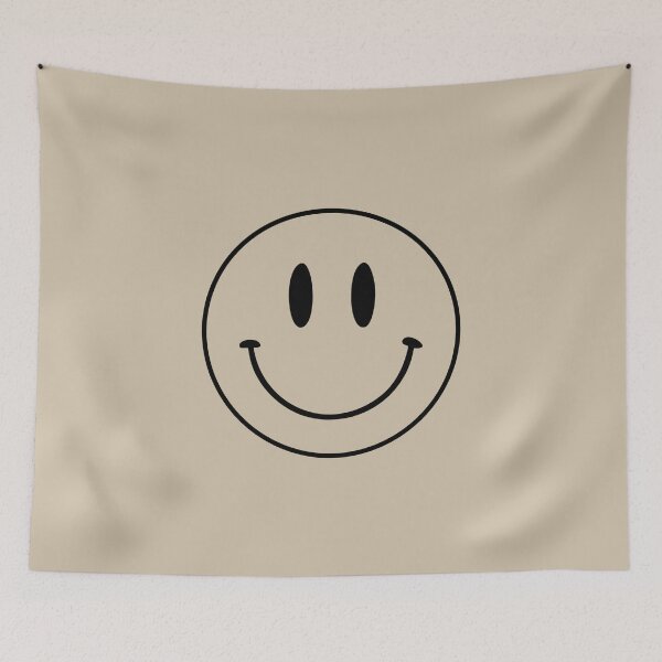 Item preview, Smile Tan Neutral | Happy Face | Black | designed and sold by HappyFaceCo.