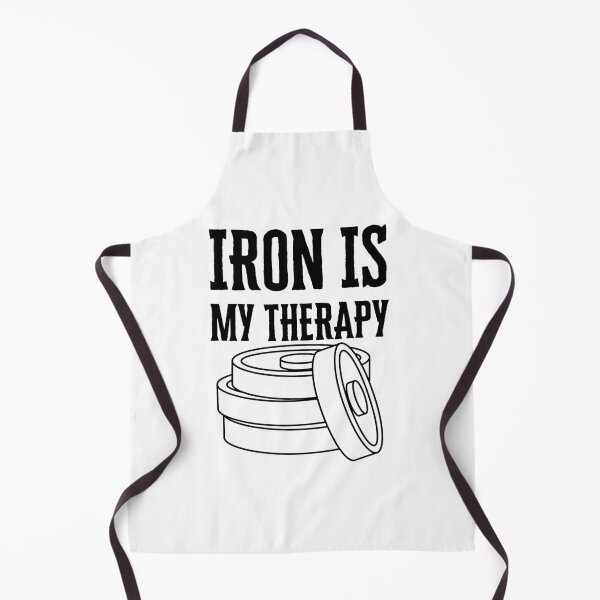 Item preview, Iron Is My Therapy - Quote About Working Out designed and sold by Sutra-Lotus-Co.