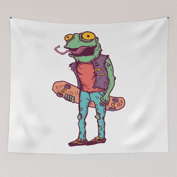 Item preview, Frog Skater designed and sold by Funny-Vintage.