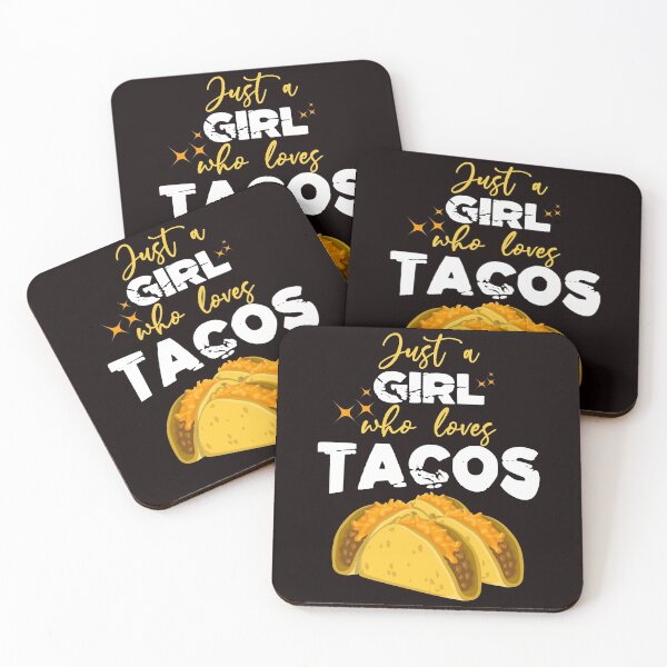 Item preview, Just A Girl Who Loves Tacos - Funny Tacos Image And Text Effects Gift Ideas  designed and sold by leo121687.