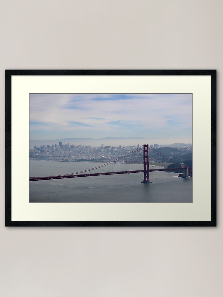 Alternate view of San Francisco skyline - winter Framed Art Print