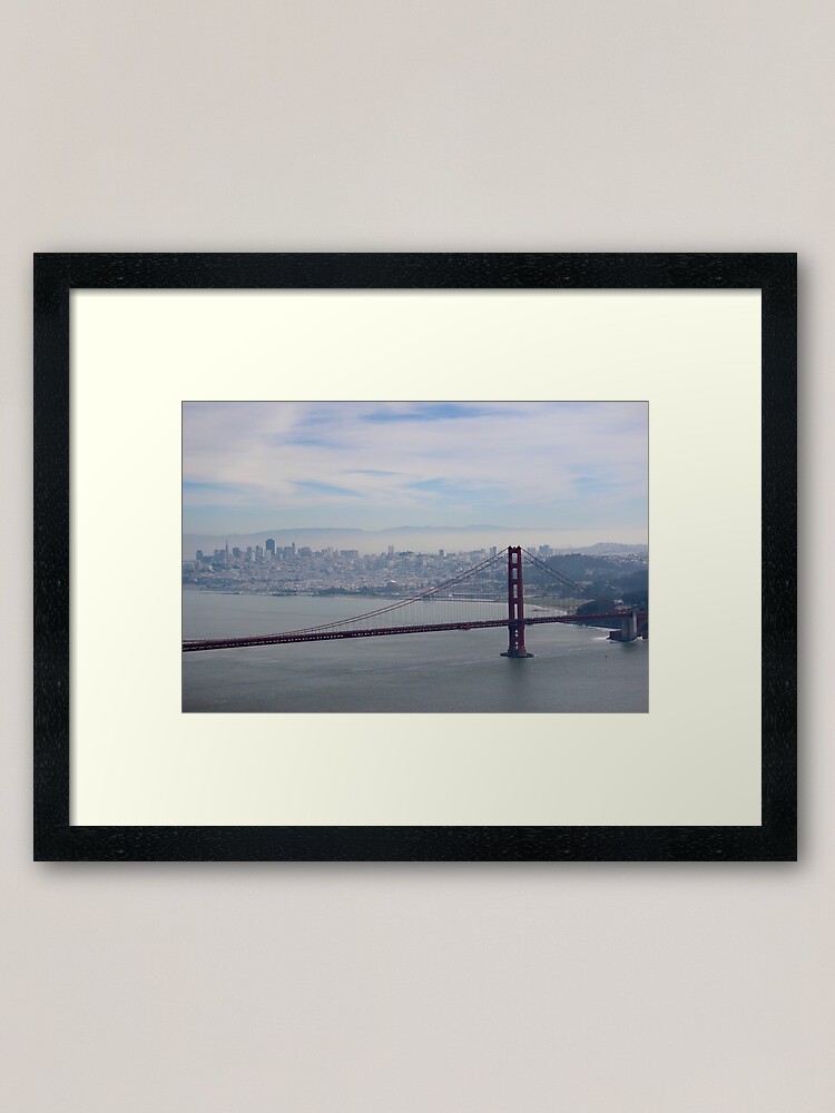 Alternate view of San Francisco skyline - winter Framed Art Print