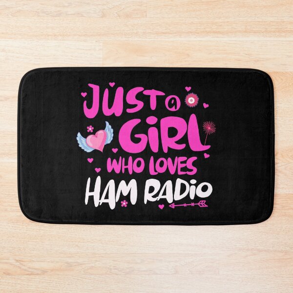 Artikelvorschau, Just a Girl Who Loves Ham Radio for Women and Girls entworfen und verkauft von Q bee.