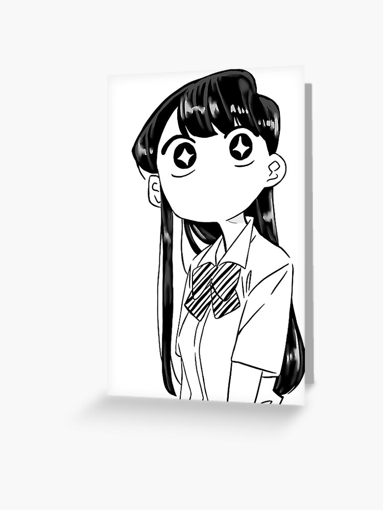 komi san manga panel | Greeting Card