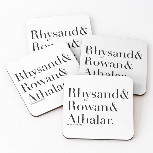 Item preview, Rhysand, Rowan, and Athalar (white) designed and sold by MoodsandPages.