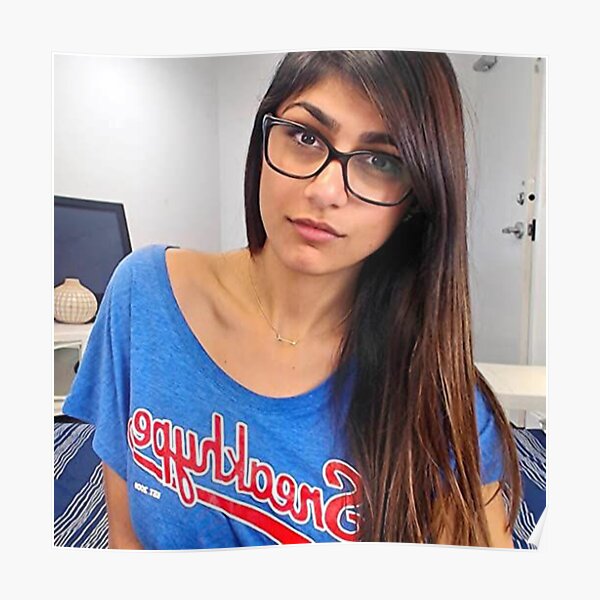 Mia in Blue shirt Poster