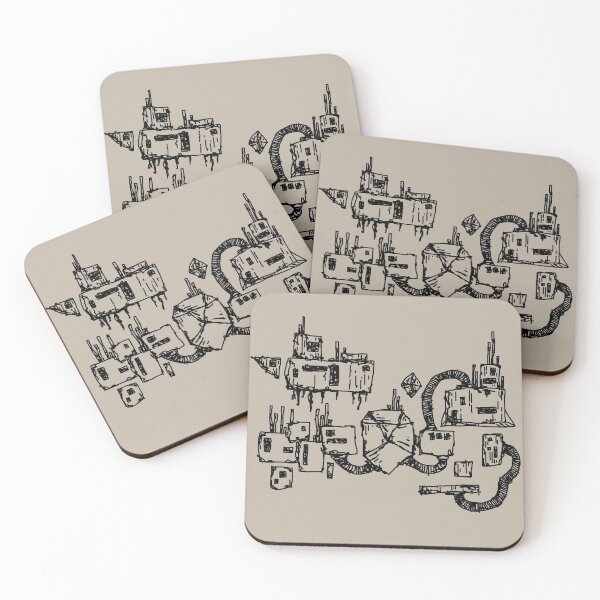 Item preview, like a trailer park from the future  designed and sold by BisonDraw.