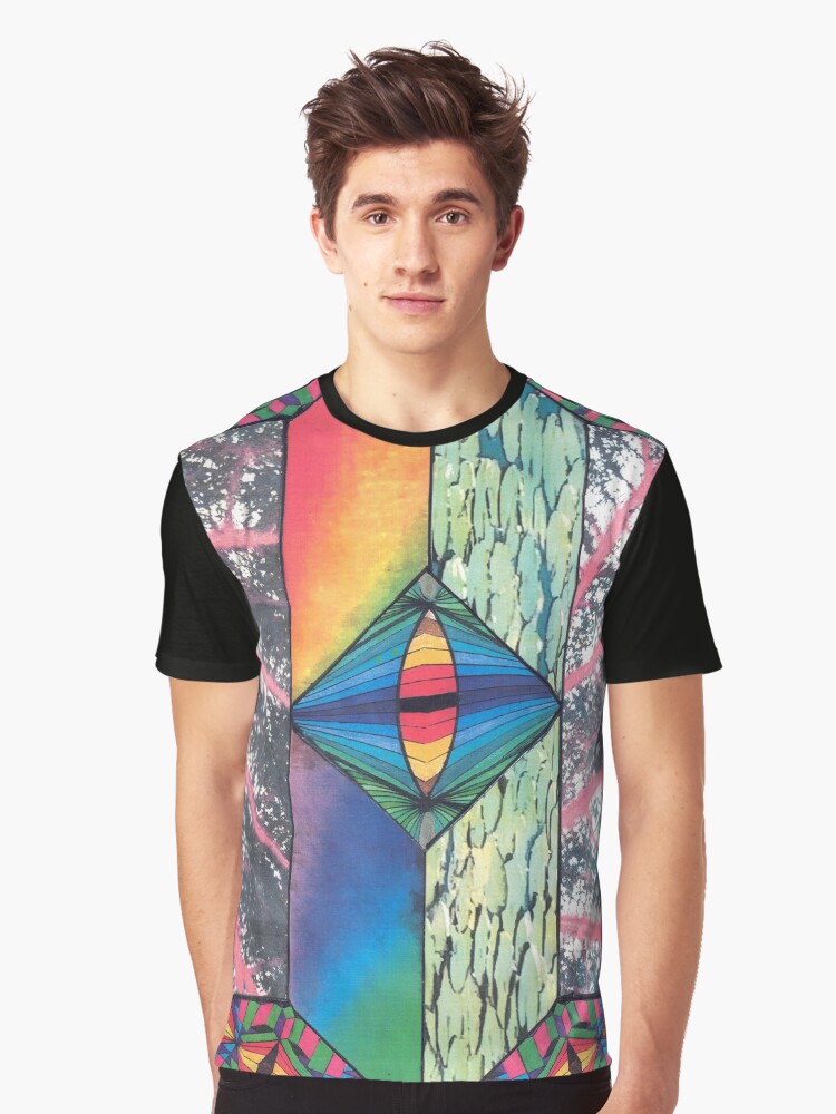 Thumbnail 1 of 5, Graphic T-Shirt, QUADEYE#66 designed and sold by DAVIDLIBERTY.
