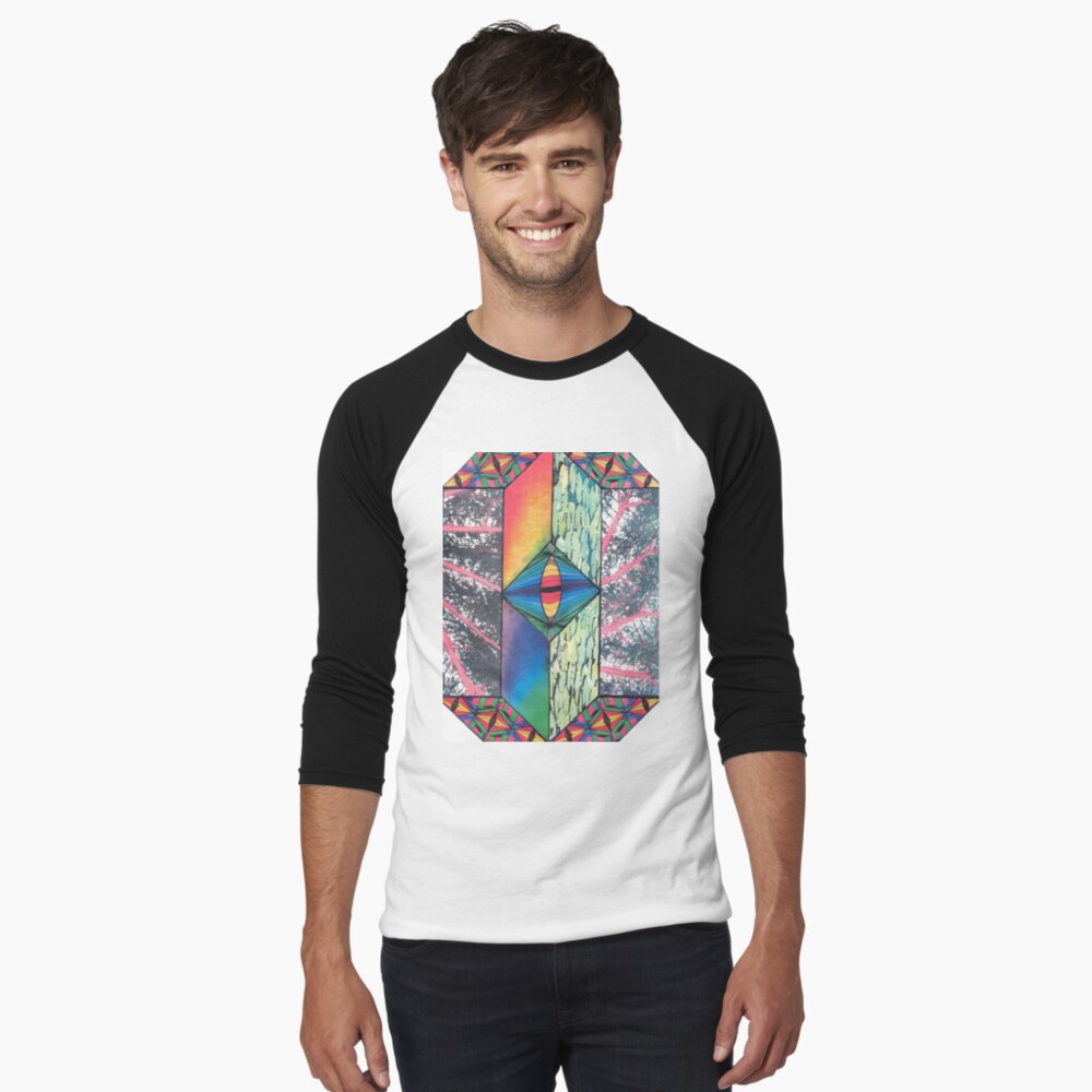 Item preview, Baseball ¾ Sleeve T-Shirt designed and sold by DAVIDLIBERTY.
