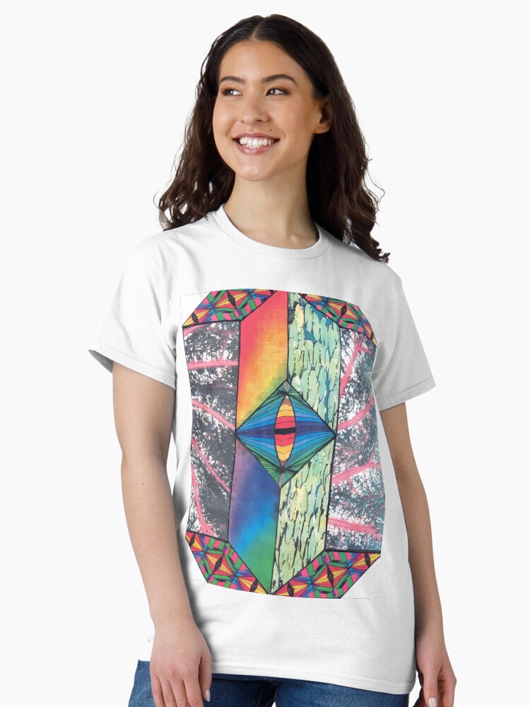 Thumbnail 2 of 7, Classic T-Shirt, QUADEYE#66 designed and sold by DAVIDLIBERTY.