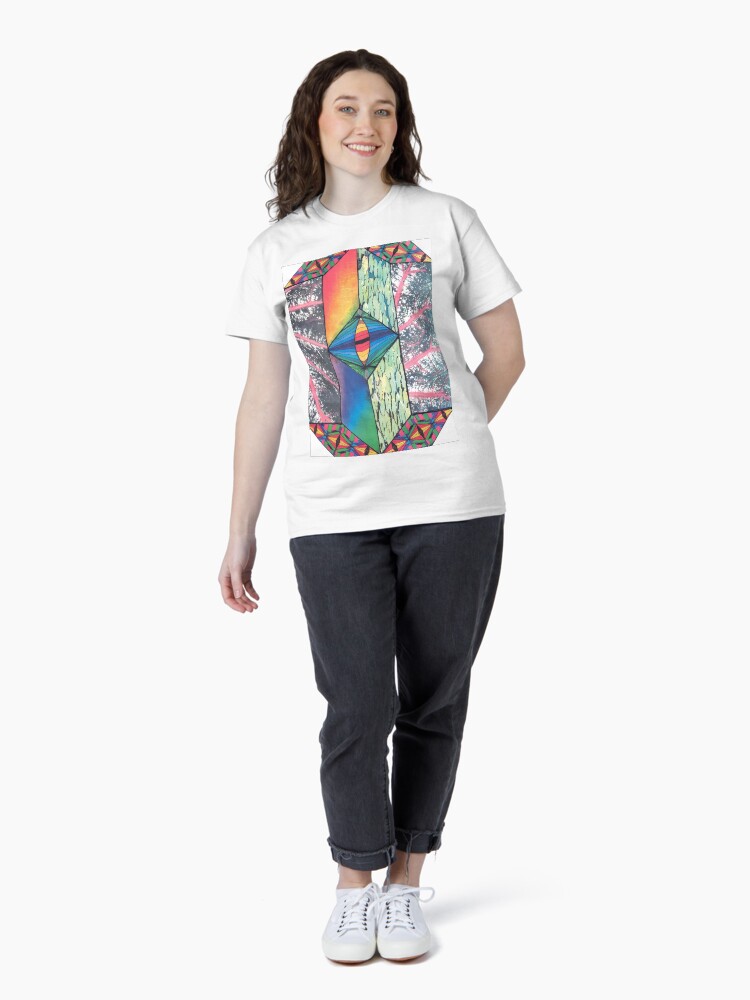 Thumbnail 4 of 7, Classic T-Shirt, QUADEYE#66 designed and sold by DAVIDLIBERTY.