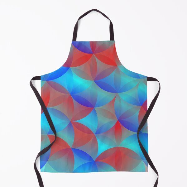 Item preview, Flower of Life Red Blue designed and sold by Shapes-Mania.