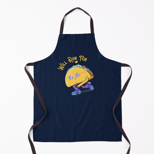 Item preview, Will run for tacos designed and sold by FitFabFunny.