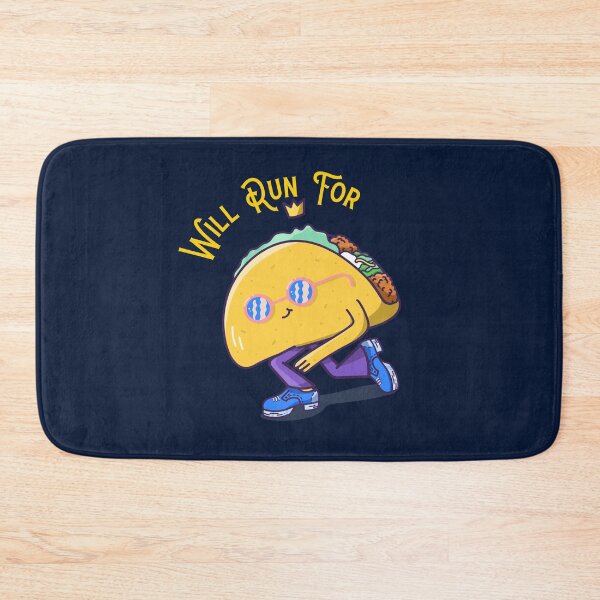 Item preview, Will run for tacos designed and sold by FitFabFunny.