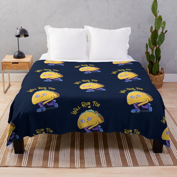 Item preview, Will run for tacos designed and sold by FitFabFunny.