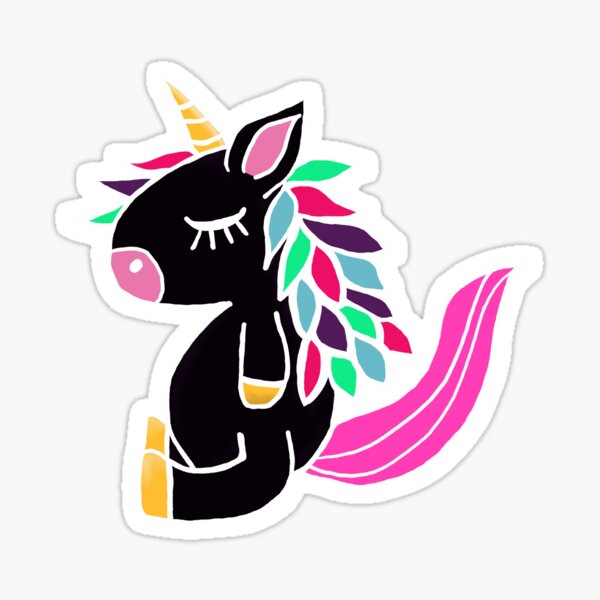 Lil Critters: Luna The Unicorn Sticker
