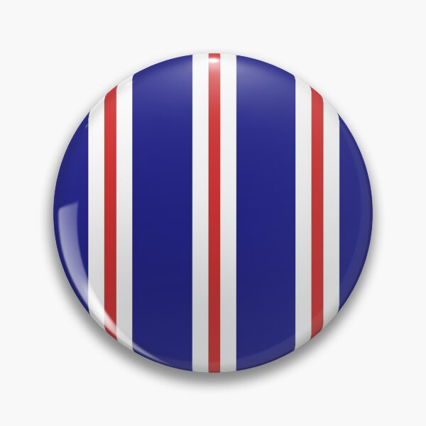 Item preview, The Gers Club Colours Glasgow mask designed and sold by thebeardedscot.
