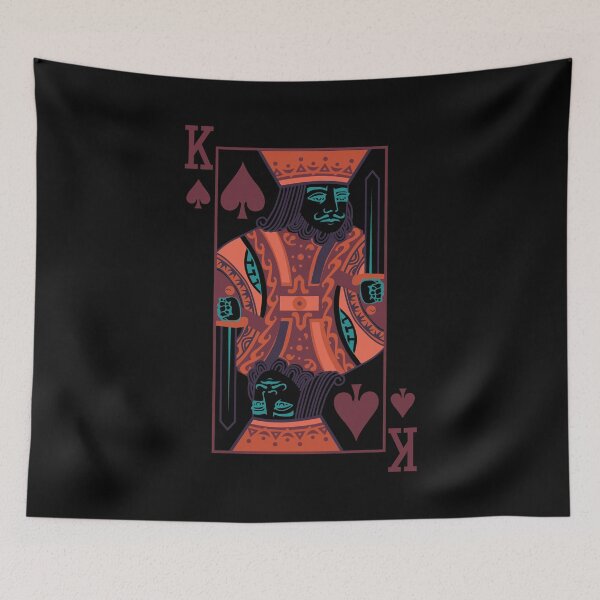 Item preview, Matching Couple King And Queen Funny Heart Cards designed and sold by haselshirt.