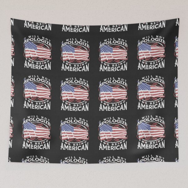 Item preview, UNAPOLOGETIC AMERICAN designed and sold by CCCREW.