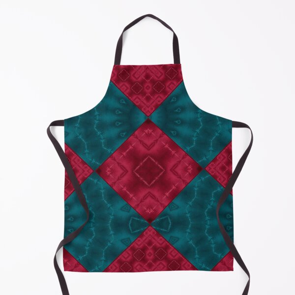 Item preview, Red blue patchwork designed and sold by fuzzyfox.