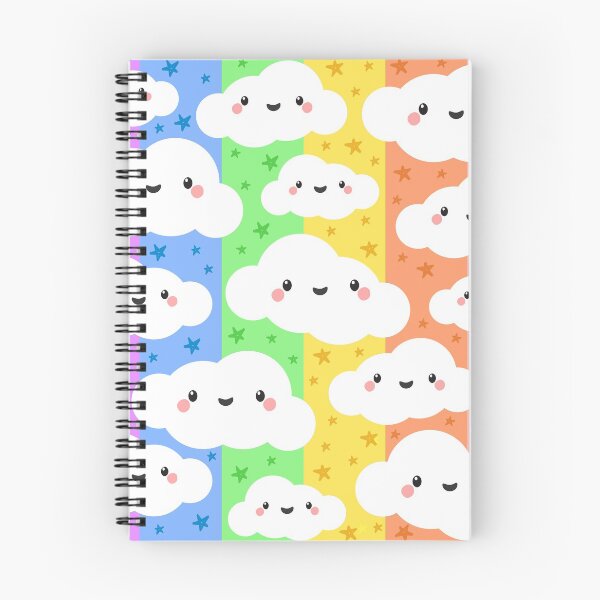 Item preview, Cute Clouds Rainbow Background designed and sold by SofiaSava01.