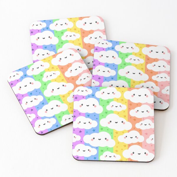 Item preview, Cute Clouds Rainbow Background designed and sold by SofiaSava01.