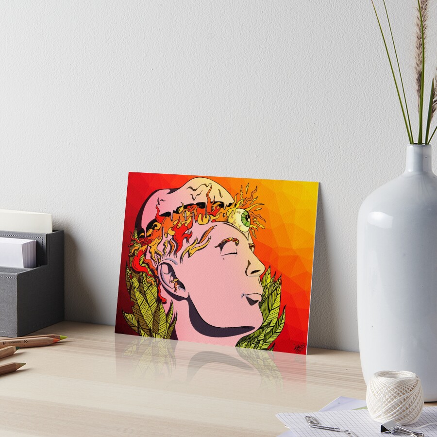 Item preview, Art Board Print designed and sold by POWtshirts.
