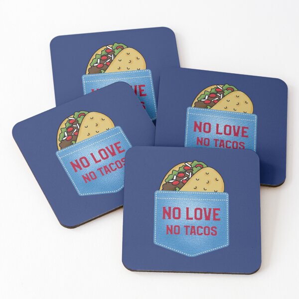 Item preview, No Love No Tacos  designed and sold by FitFabFunny.