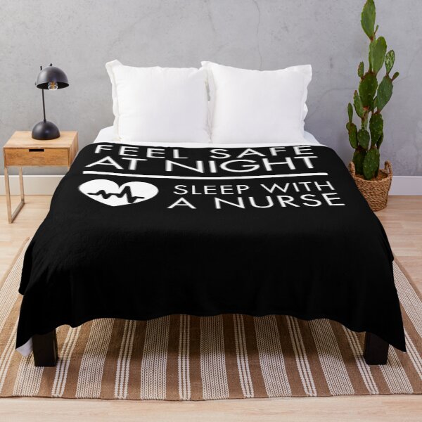 Item preview, Feel Safe at Night - Sleep with a Nurse designed and sold by Castillo411.