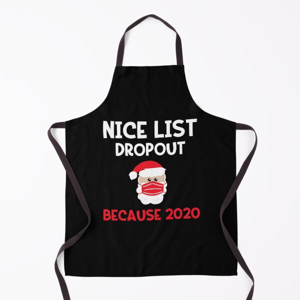 Item preview, 2020 Nice List Dropout / Santa Mask Saying Christmas Holiday design designed and sold by CreatedByHeidi.