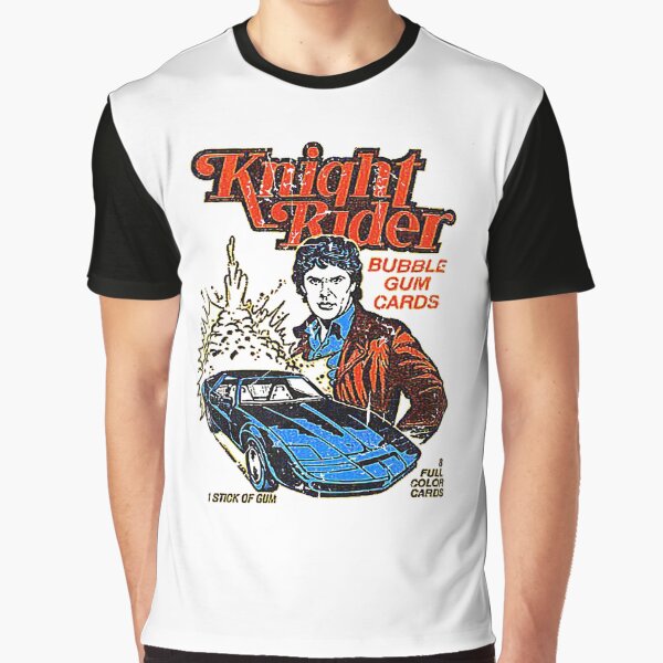 Interface Camiseta para Hombre T-Shirt Michael Knight 2000 Black Rider style3 K.I.T.T