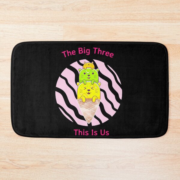 Item preview, The Big Three This Is Us Cute Kitties designed and sold by Life Is Beautiful.