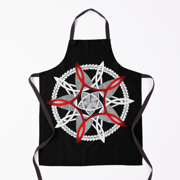 Item preview, Tri-Star Mandala - Red designed and sold by MagicMama.