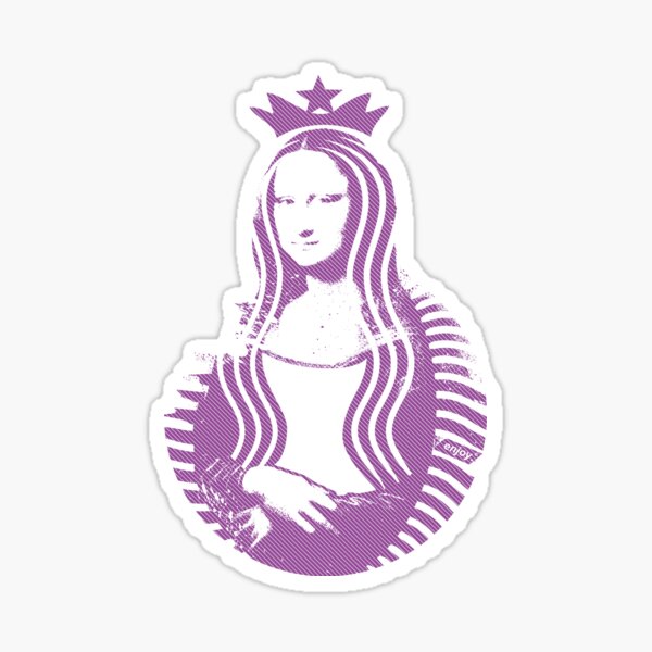 Mona Lisa Star | Violet Sticker