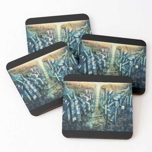 Item preview, dystopian city  designed and sold by Ztudio.